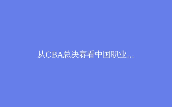 从CBA总决赛看中国职业体育的商业化进路与挑战 - 4